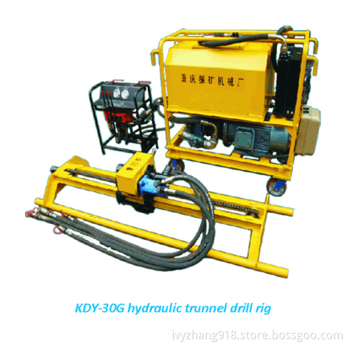 Kdy-30g Multi-Function Hydraulic Tunnel Drilling Rig with Diamond Bit